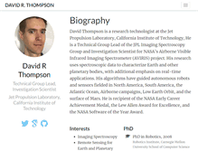 Tablet Screenshot of davidraythompson.com